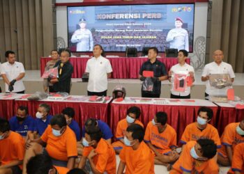 Dua Pekan Oprasi Sikat Semeru Polda Jatim Ungkap 1.380 Kasus, Dengan 1.120 Tersangka