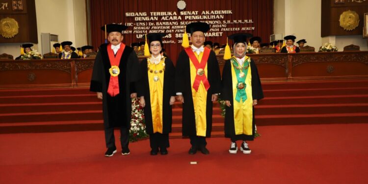 Pengukuhan Bambang Sugeng Rukmono Menjadi Guru Besar Ilmu Hukum Di Universitas 11 Maret