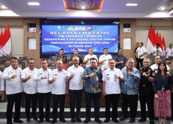 Kanwil Kemenkumham Bali Ikuti Rapat Koordinasi Bersama Deputi V Kantro Staf Presiden RI