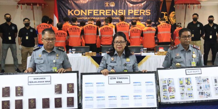 Penyalahgunaan Visa Dan Overstay, Kakanwil Kemenkumham Bali: 24 WNA Diamankan, 7 Diantaranya Dideportasi