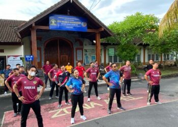 Jaga Kesehatan Kebugaran Tubuh Upaya Jajaran Kemenkumham Bali Demi Mencapai Kinerja Yang Optimal