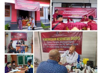 Kemenkumham Bali Peduli Kesehatan Masyarakat, Gelar Pemeriksaan Gratis Jelang Hari Pengayoman ke-79