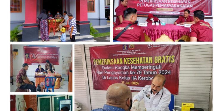 Kemenkumham Bali Peduli Kesehatan Masyarakat, Gelar Pemeriksaan Gratis Jelang Hari Pengayoman ke-79