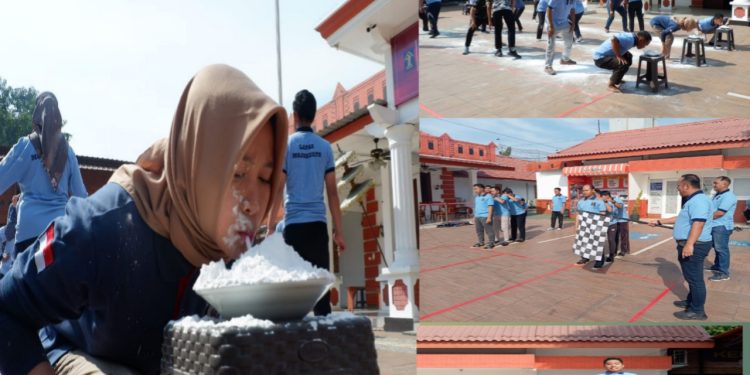 Peringati Hari Pengayoman ke-79, JPetugas Lapas Mojokerto Gelar Lomba Tradisional