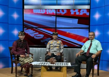 Kapolres Karangasem Jadi Narasumber di Acara “Halo Kamtibmas” Bali TV