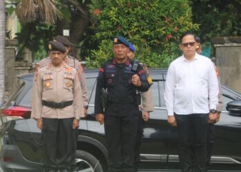Kapolda Bali Antar Keberangkatan Irjen. Pol. (Purn). Ida Bagus Kd Putra Narendra, S.I.K., M.Si