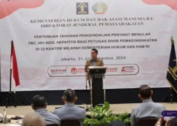 Tingkatkan Kualitas Pelayanan Kesehatan WBP, Kadiv PAS Bali Ikuti Pertemuan Tahunan Pengendalian Penyakit Menular Dari Ditjen Pemasyarakatan