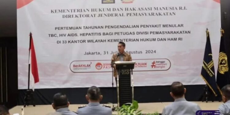 Tingkatkan Kualitas Pelayanan Kesehatan WBP, Kadiv PAS Bali Ikuti Pertemuan Tahunan Pengendalian Penyakit Menular Dari Ditjen Pemasyarakatan
