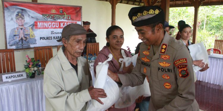 Minggu Kasih Polres Karangasem: Berbagi Kebahagiaan dan Jaga Harkamtibmas Jelang Pilkada 2024