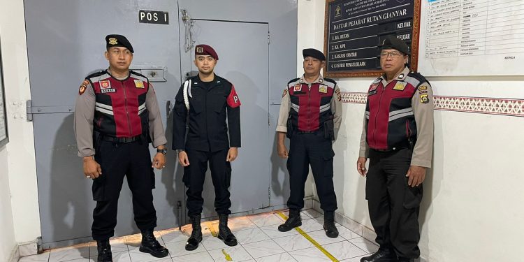 SINERGI JAGA KEAMANAN DAN KETERTIBAN, RUTAN GIANYAR RUTIN TERIMA PATROLI SAMBANG DARI POLRES GIANYAR