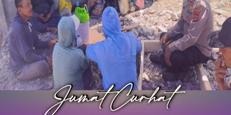 Polsek Kubu Dengarkan Masukan Keluhan Warga Desa Sukadana Melalui Program Giat Jumat Curhat