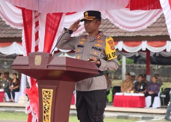 Kapolres Karangasem Pimpin Apel Gelar Pasukan Operasi Praja Agung 2024