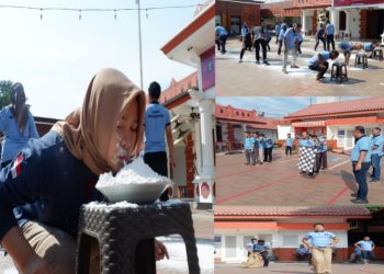 Peringati Hari Pengayoman ke-79,Petugas Lapas Mojokerto Gelar Lomba Tradisional