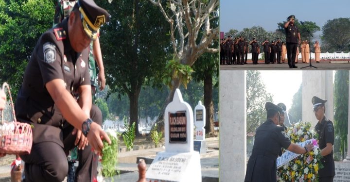 Peringati Hari Pengayoman Ke-79, Lapas Mojokerto Gelar Ziarah Di Taman Makam Pahlawan.