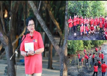 Lestarikan Alam Lingkungan, Kanwil Kemenkumham Bali Ajak WNA Lakukan Penanaman Mangrove