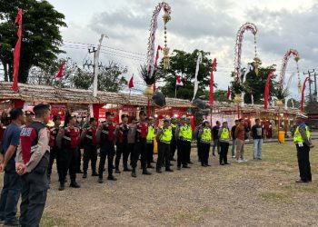 Polres Karangasem Siagakan 51 Personil Untuk Pengamanan Pembukaan Pameran HUT RI ke-79