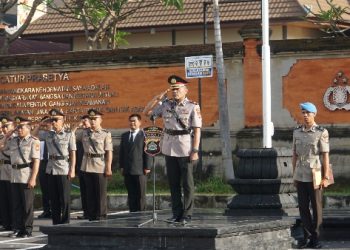 Polres Karangasem Gelar Upacara Memperingati Hari Juang Polri Tahun 2024