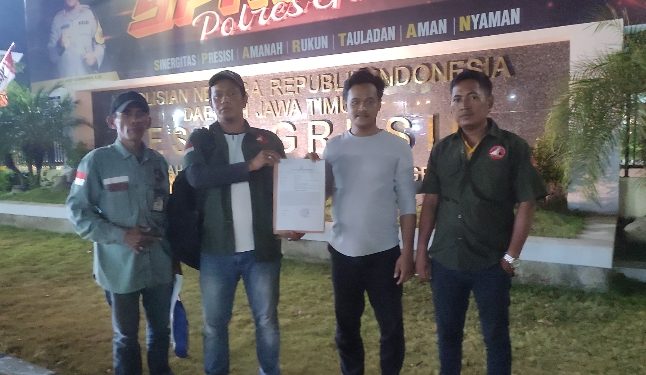 LSM Triga Nusantara Dampingi Korban Dugaan Penyerobotan Lahan Ke Polres Gresik