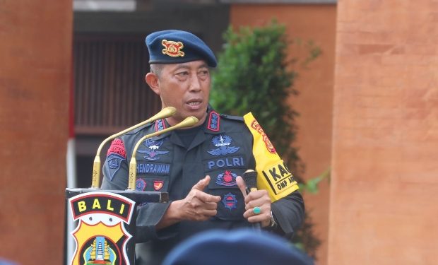 Laksanakan Kunjungan Kerja, Kalemdiklat Polri Tiba Di Mapolda Bali