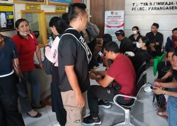 Sat Intelkam Polres Karangasem Berikan Pelayanan Masyarakat Dalam Pembuatan SKCK