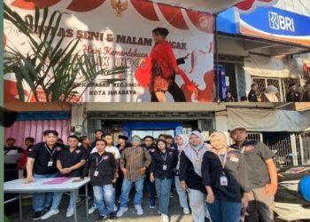 Roadshow Malam Puncak Pentas Seni Hari Kemerdekaan Republik Indonesia Ke-79 Kelurahan Kapasan Surabaya