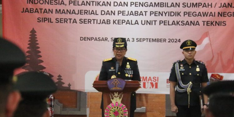 Kemenkumham Bali Lantik Pejabat Baru Tekankan Integritas Dan Profesionalisme