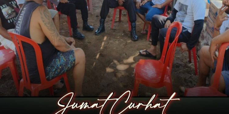 Giat Jumat Curhat Polsek Kubu Terima Masukan Dari Masyarakat Terkait Kamtibmas