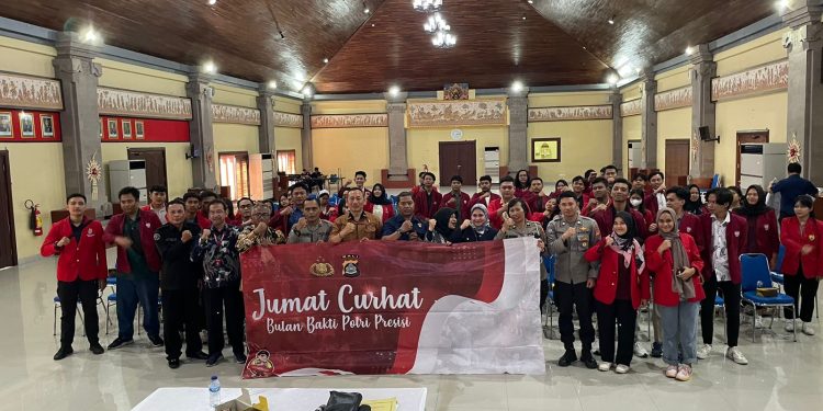 Polda Bali Laksanakan Jumat Curhat Bertempat Di Gedung Presisi