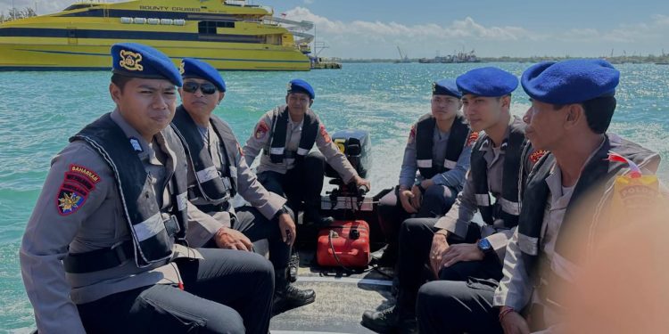 Antisipasi gangguan keamanan Subsatgas Sar Kamla Polairud Patroli Perairan Benoa