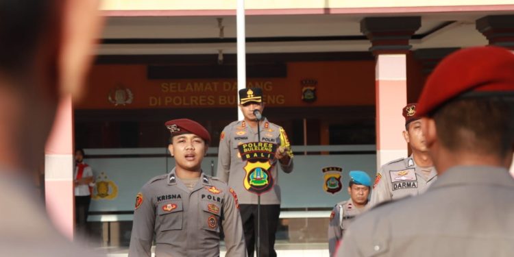 Kapolres Buleleng, Apel Jam Pimpinan Tekankan Netralitas Polri Dan Jaga Profesionalisme