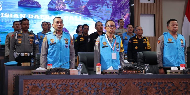 Penandatangan Pakta Integritas Awali Seleksi Sekolah Dari Tamtama Ke Bintara Polri Di Polda Bali