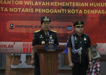 18 Pejabat Keuangan Dan Notaris Pengganti Dilantik Kakanwil Kemenkumham Bali Beri Pesan Khusus