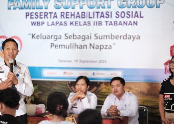 Isak Tangis Warnai Family Support Group Warga Binaan Peserta Rehabilitasi