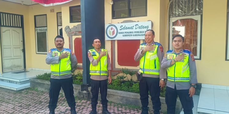 Personel Sikum Polres Karangsem yang Terlibat Operasi Mantap Praja Agung 2024