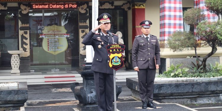 Kapolres Badung Pimpin Upacara Peringatan Hari Kesaktian Pancasila