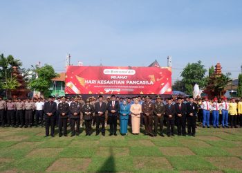 Peringati Hari Kesaktian Pancasila, Jajaran Lapas Mojokerto Gelar Upacara Peringatan.