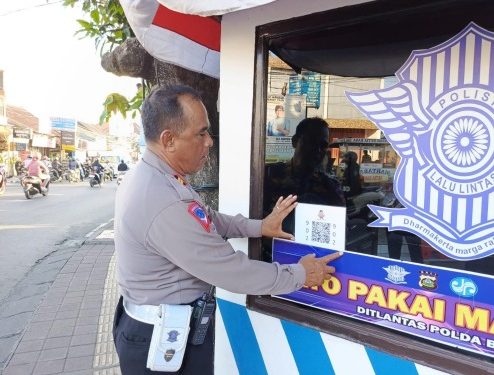 Lagi !! Polres Badung Ciptakan Inovasi Barcode Patroli