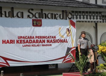 Laksanakan Upacara Hari Kesadaran Nasional, Kabid Adm Kamtib Tekankan Jauhui Pelanggaran yang Dapat Merugikan