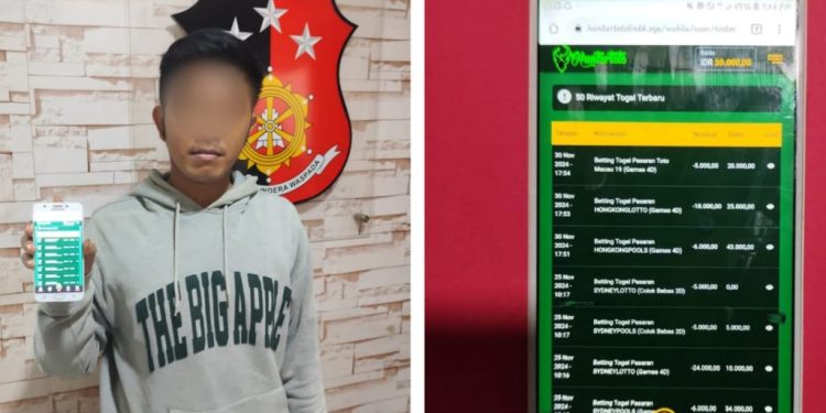 Polisi Tangkap Pemain Judol Di Ruang Tunggu Pelabuhan Jamrud Surabaya