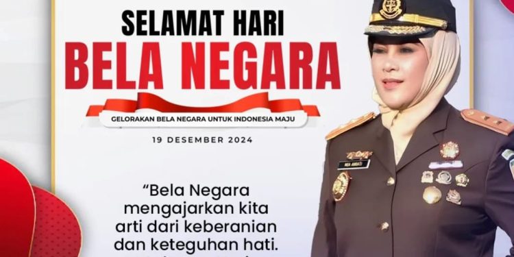 Hari Bela Negara ke 76, Kajati Jatim Mia Amiati : Rela Berkorban Untuk Bangsa Dan Negara