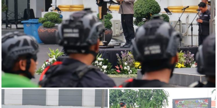 Polrestabes Surabaya Berikan Kemanan Masyarakat Dalam Rayakan Malam Tahun Baru