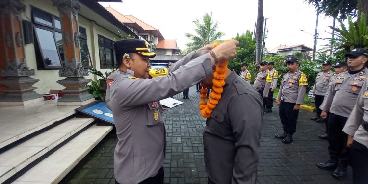 Polsek Mengwi Gelar Pelepasan Wisuda Purna Bakti
