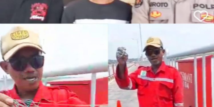 Dua Petugas Kebersihan Jembatan Suramadu Di Panggil Polres Pelabuhan Tanjung Perak Terkait Video Viral Benang Nelon Yang Dianggap Jebakan