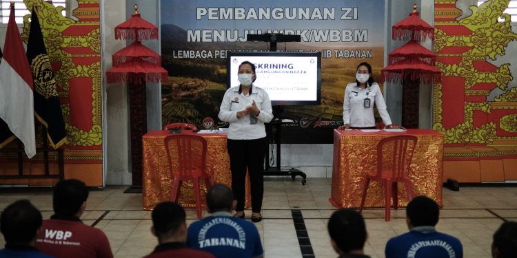 Respon Cepat Pembukaan Rehabilitasi Pemasyarakatan 2025, Lapas Tabanan Laksanakan Skrining Pada Warga Binaan