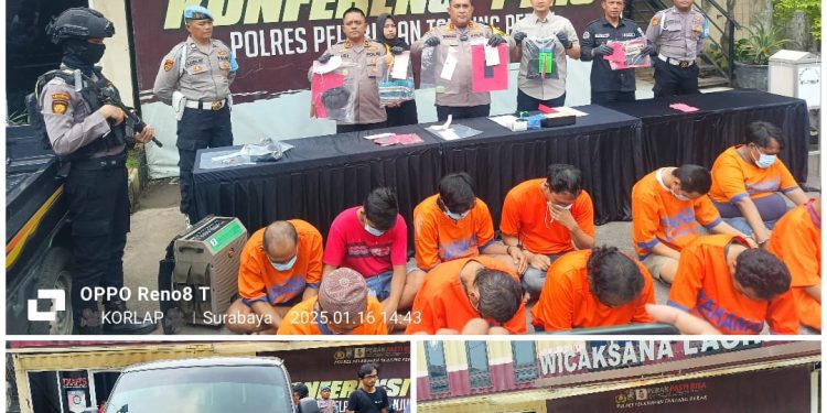 Selama Sebulan Terakir Polres Tanjung Perak Ungkap Kasus 3C Jumlah Pelaku 14 Dan 13 TKP
