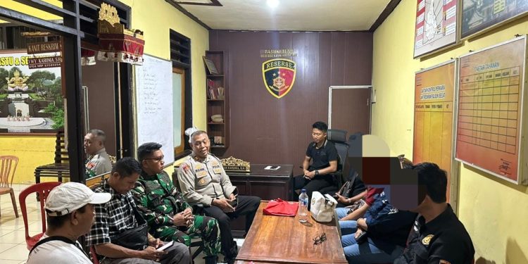 Polsek Selat Tangani Kasus Dugaan Pemerasan oleh Oknum Wartawan pengiat Media Online dengan Mediasi