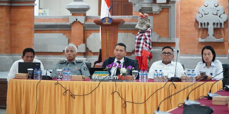 Ikuti Soft Entry Meeting Pemeriksaan Laporan Keuangan, Kemenkum Bali Komitmen Pertahankan Opini WTP BPK RI