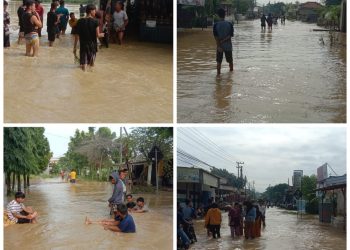 Adanya Gerakan Dari Atas Gunung Mengakibatkan Ratusan Rumah Warga Banjir