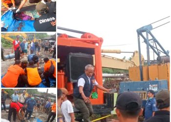 Pekerja Proyek Di Dupak Rukun Tewas Mengenaskan Terhimpit Alat Berat
