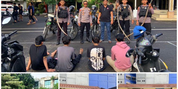Polres Pelabuhan Tanjung Perak Gulung Lima Remaja Dalam Aksi Tawuran Di Surabaya